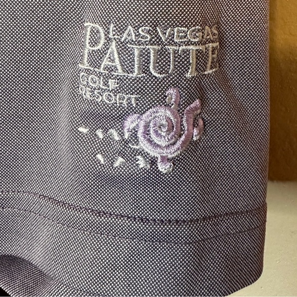 Sligo Men’s Polo Golf Shirt Size XXL Purple - Picture 3 of 5